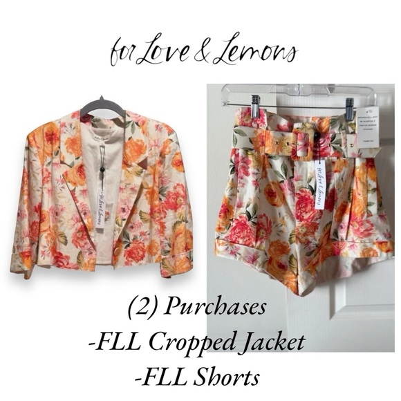 NWT BUNDLE 2 items for 1! For Love & Lemons BUNDLE -both Size L - Picture 1 of 5